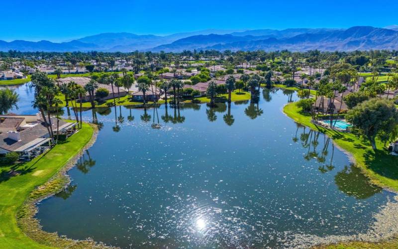 Aerial View of Lake