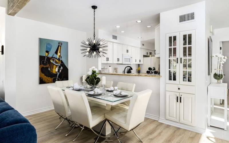 Dining Area Looking into Kitchen