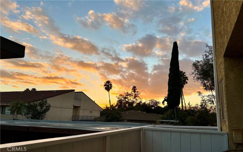 Sunset from Balcony