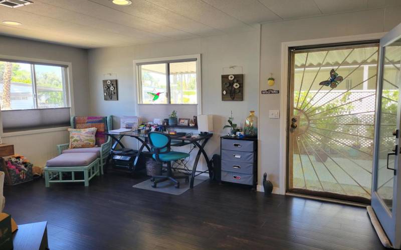 LIVINGROOM AND PATIO DOOR