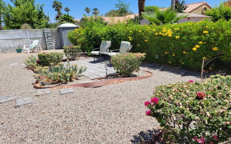 BACK YARD PATIO AREA