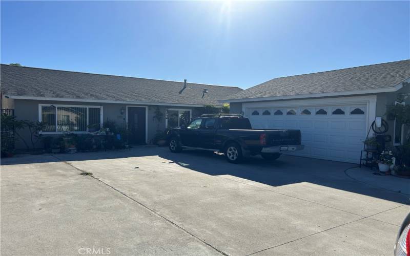 Front View and Driveway