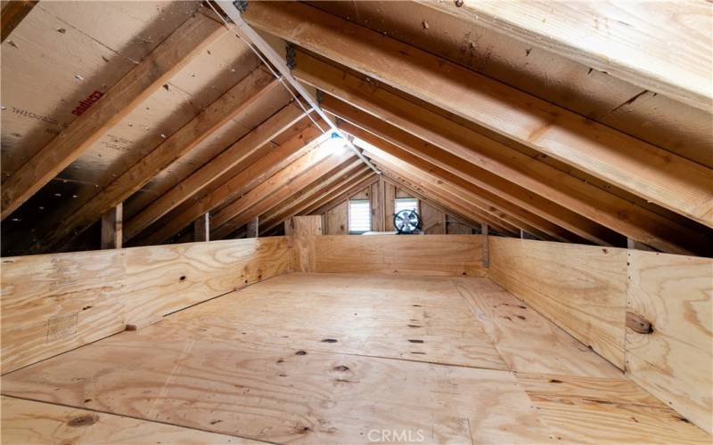 Attic Storage Space