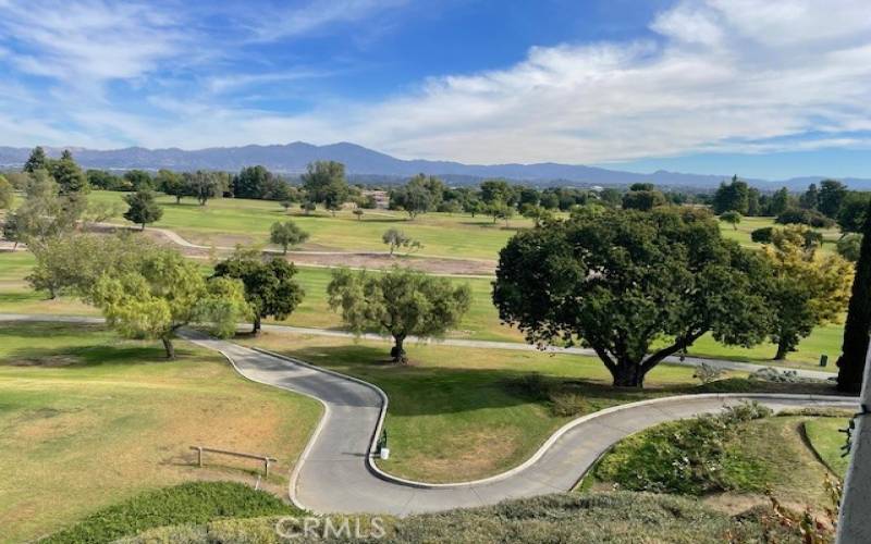 This is the view from the community restaurant at the main golf course.