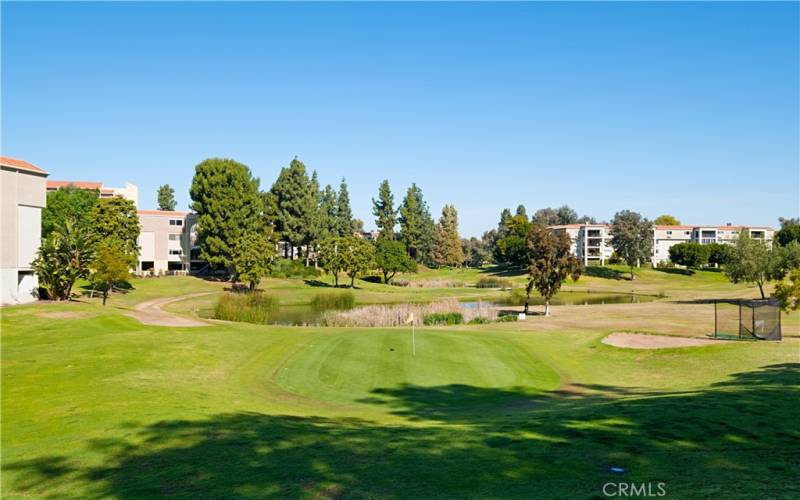 Famous for the 27 holes of golf, Laguna Woods Village has beautiful vistas.