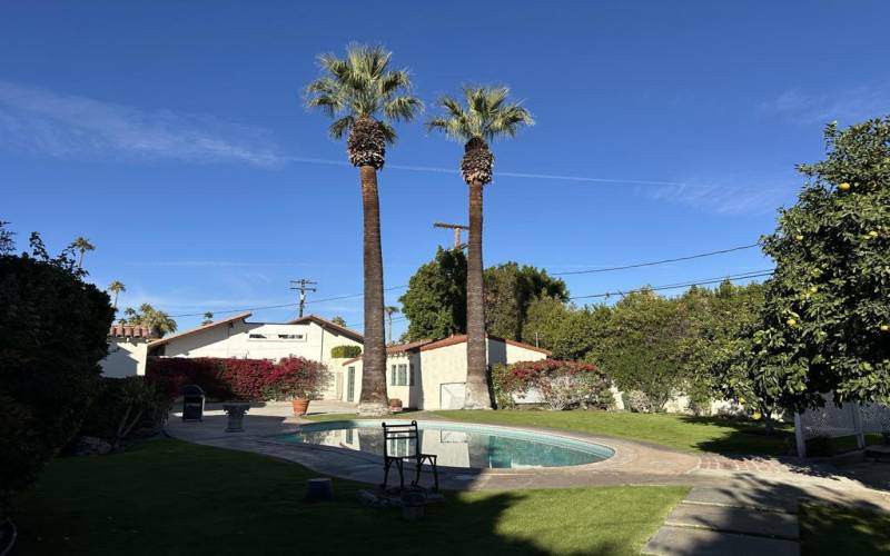 Pool and garden