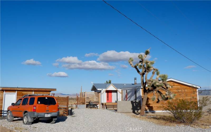 View of House and Homestead from Stearman