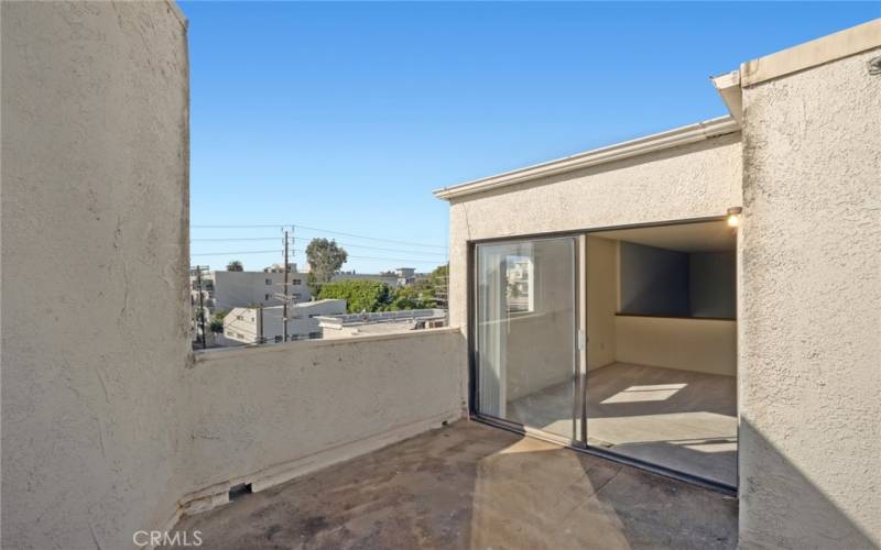 Outdoor Patio from Loft