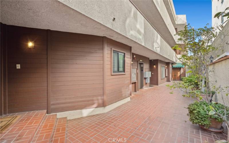 Gated Entry Courtyard