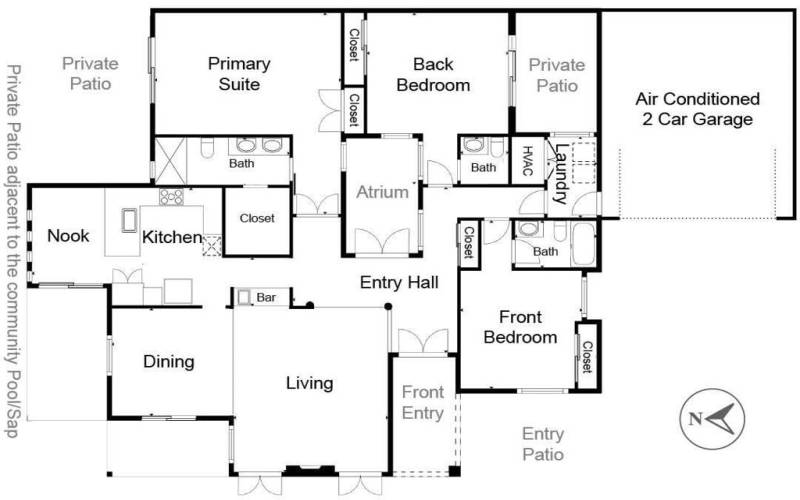 Floor plan - artist's rendering