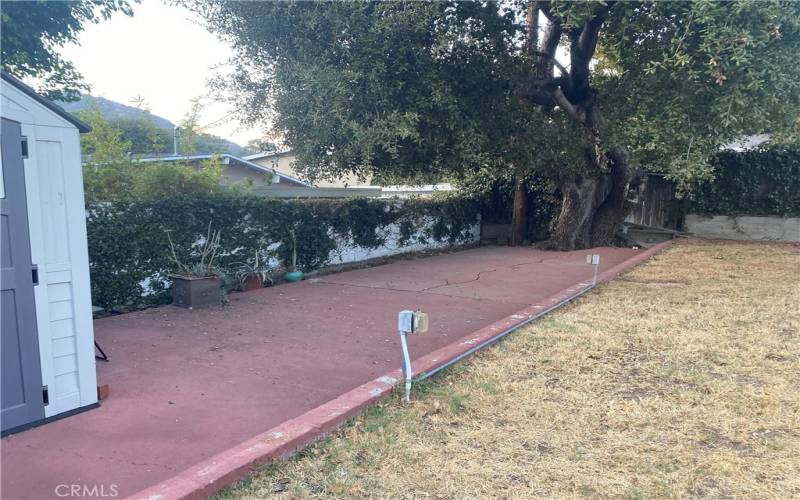 REAR YARD PATIO