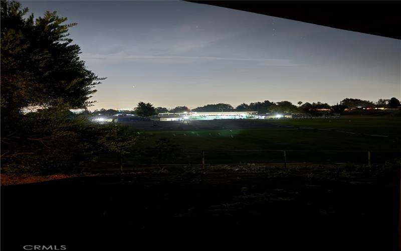 Backyard Night View