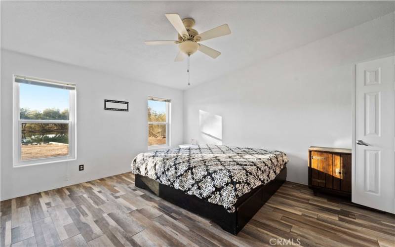 Primary Bedroom with lake view