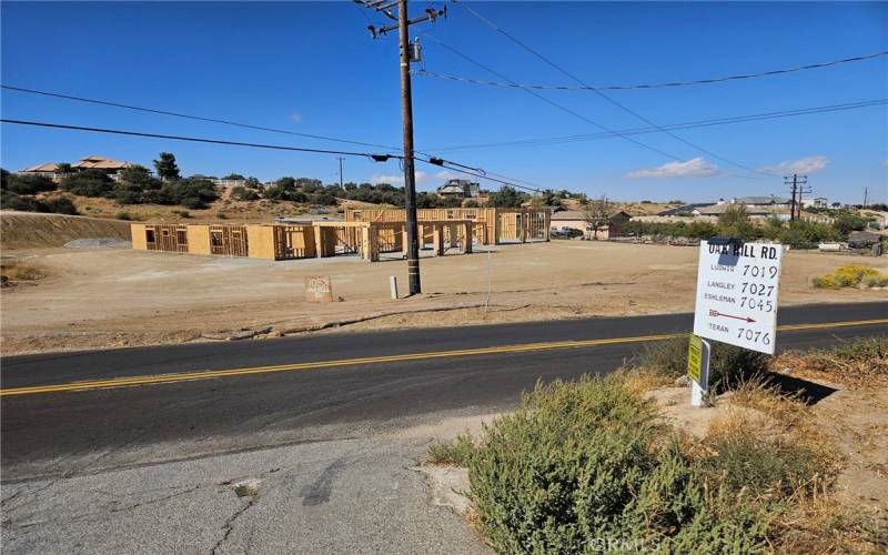 Oak Hills Rd. Street Signage & new Development