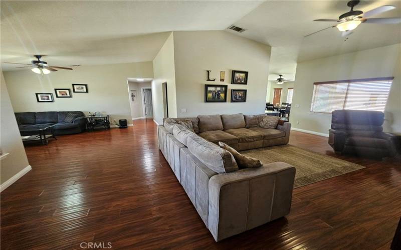 Family Room and Living Room