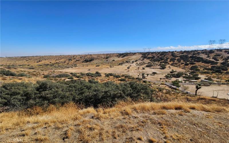 Backyard view of the valley