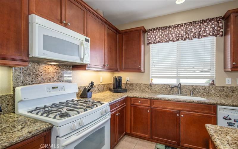 Kitchen view with natural sunlight