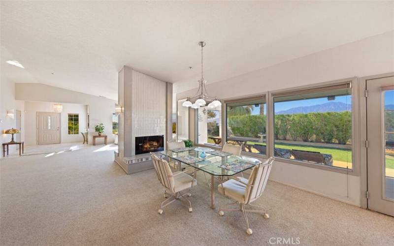 Dining Room and Fireplace