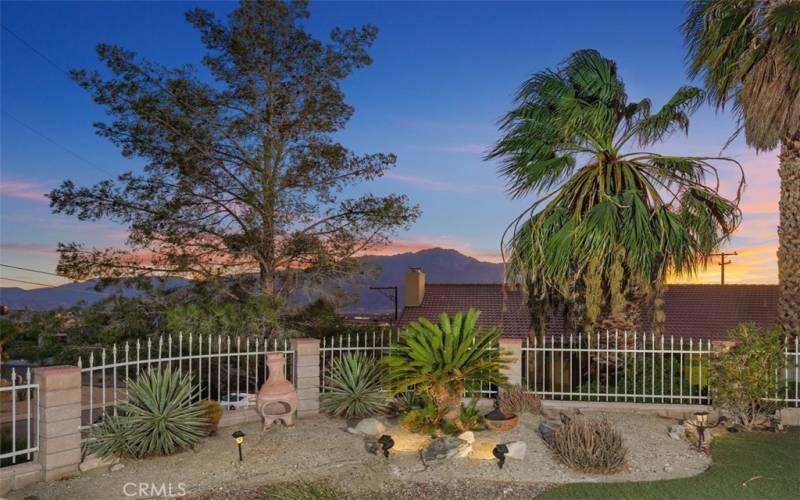 Front yard Mountain views