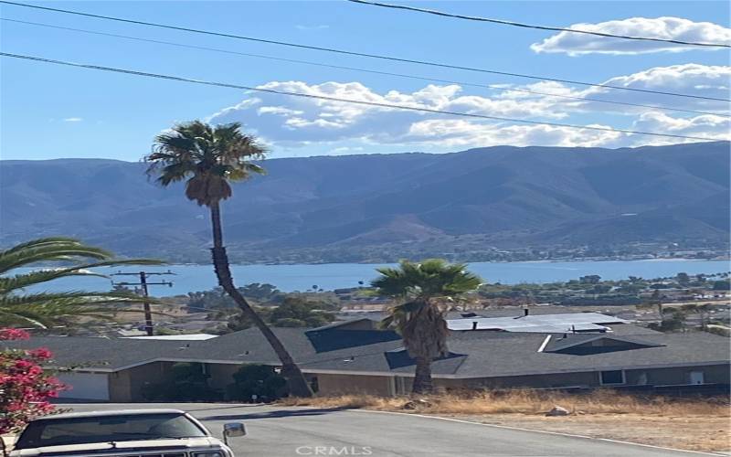 Lake Elsinore view.