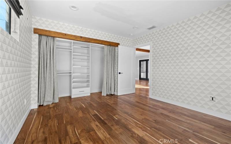 Closet with shelves