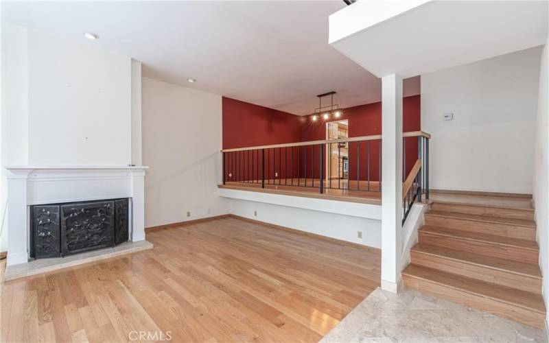 Living Room with Fireplace