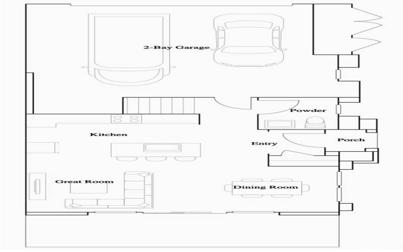 Residence 3 - Level 1 Floorplan