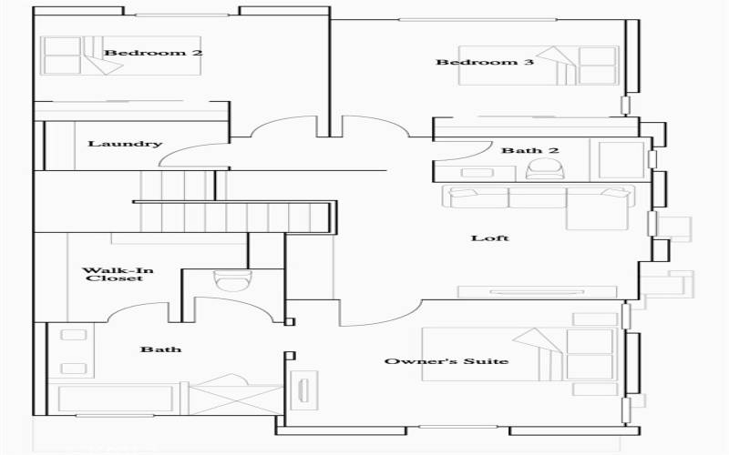 Residence 3 - Level 2 Floorplan