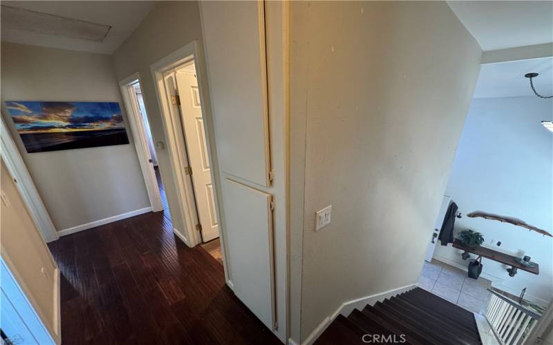 Upstairs Hallway and Storage