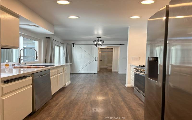 Kitchen with updated counters/sink and appliances