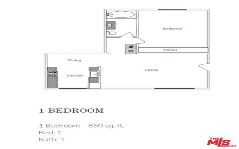 Typical 1 Bedroom