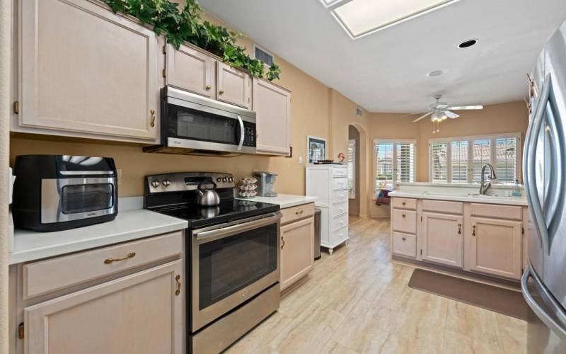 Kitchen view stove