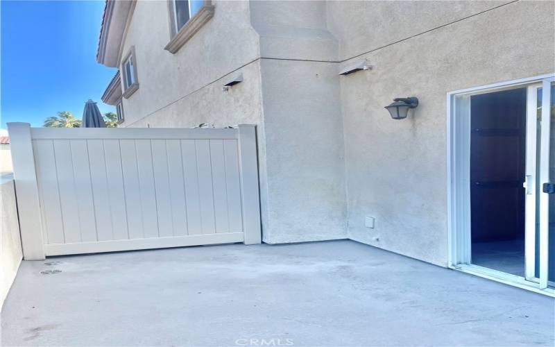 Patio off Kitchen