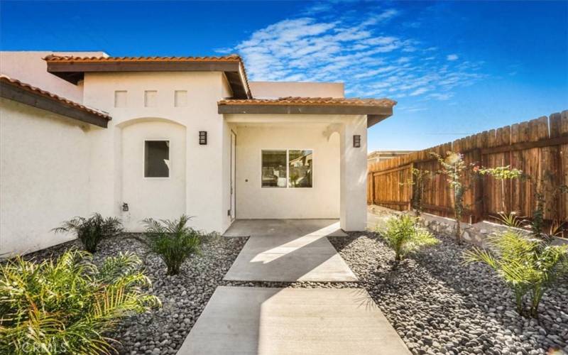 FRONT ENTRANCE TO HOME