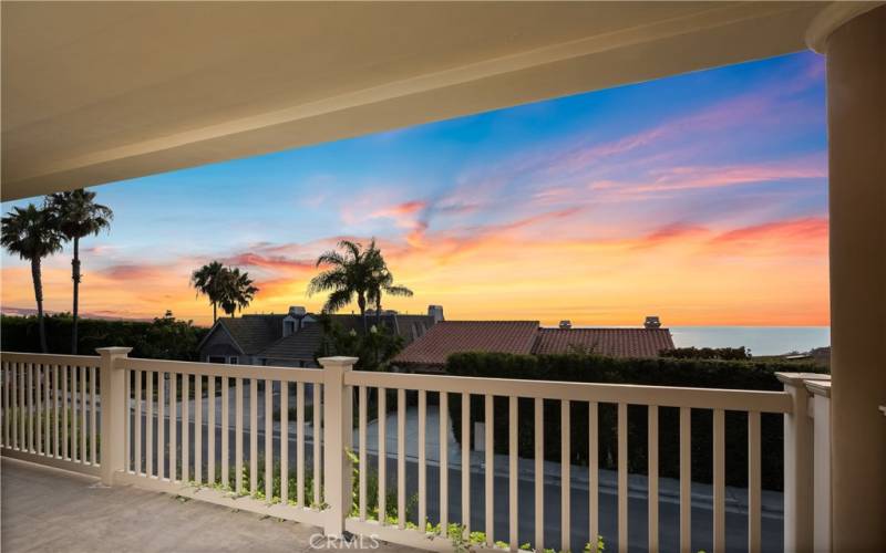 View from the balcony off the master bedroom.