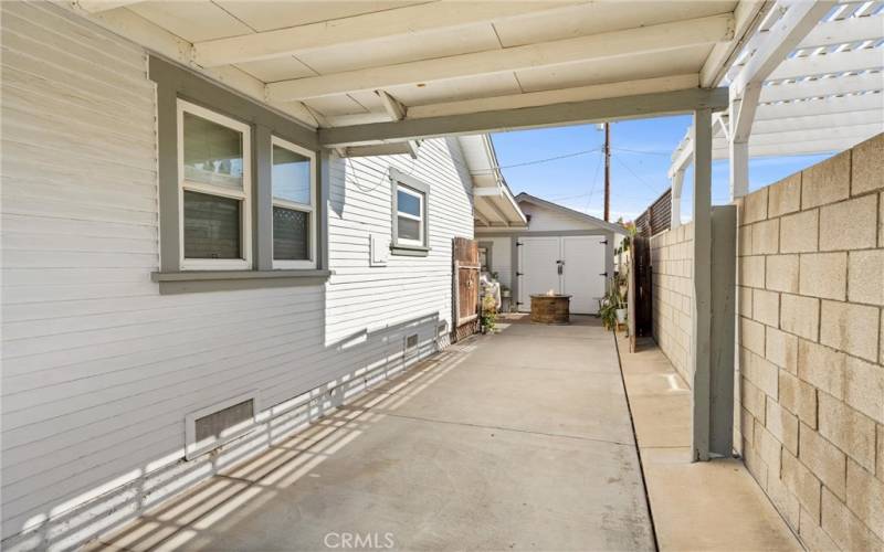 Covered carport