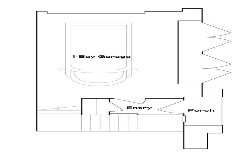 Residence 1 - Level 1 Floorplan