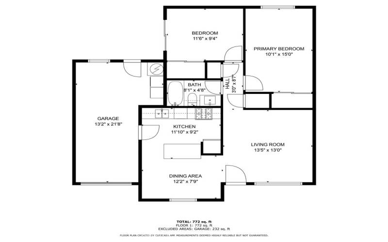 Floor Plan. Measurements are approximate.