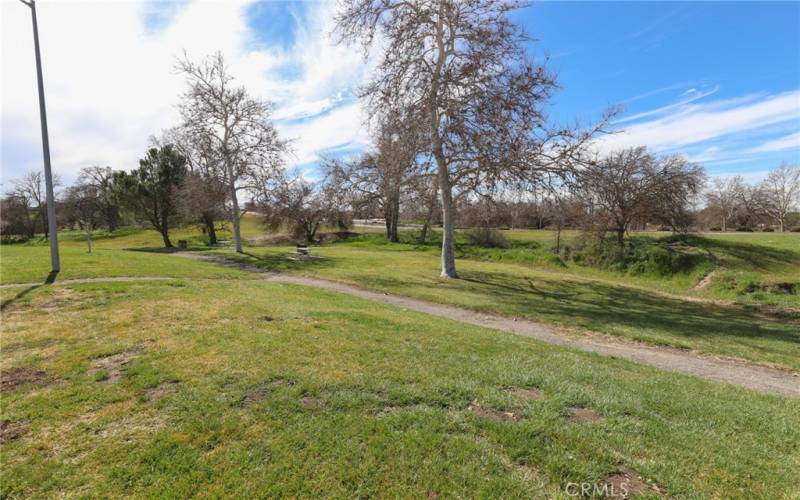 Sierra Bonita Village Walking Path. Easily get your steps in!