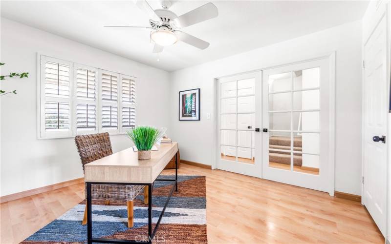 Original family room has a closet and can be used as a bedroom.