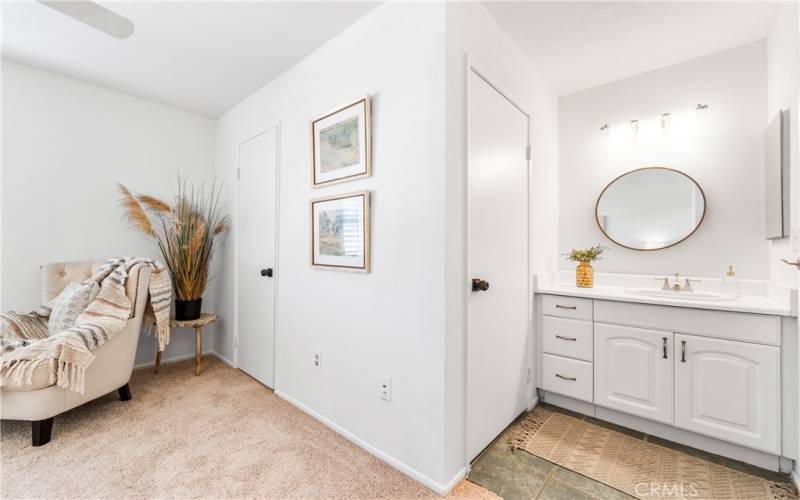 Bedroom #1 Has an ensuite bathroom, and two closets.