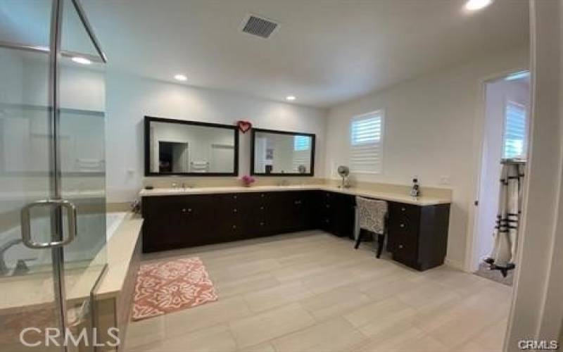 Master bathroom, spacious.
