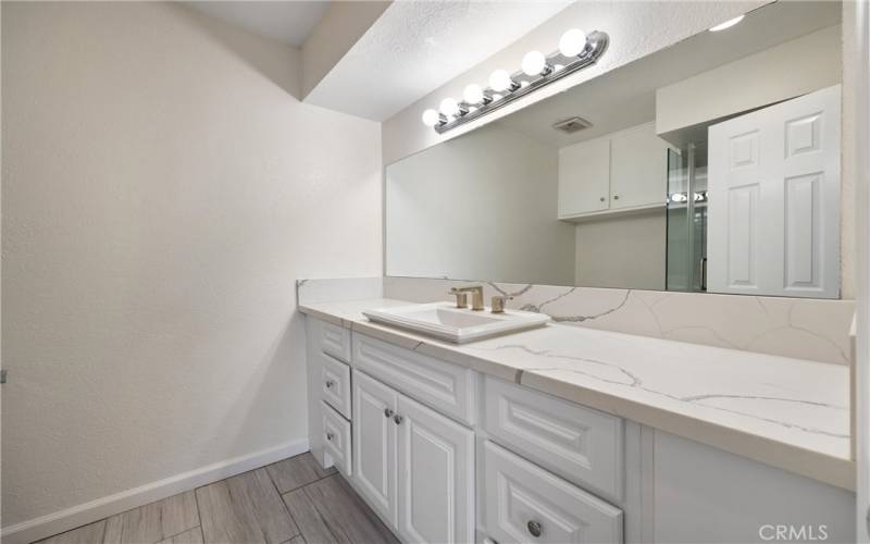 New Bathroom Counters and Sink