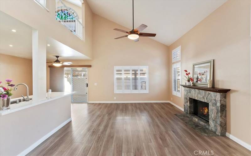 Cozy Customized Fireplace in Living Room