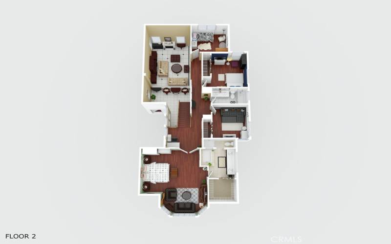 2nd Floor 3D view