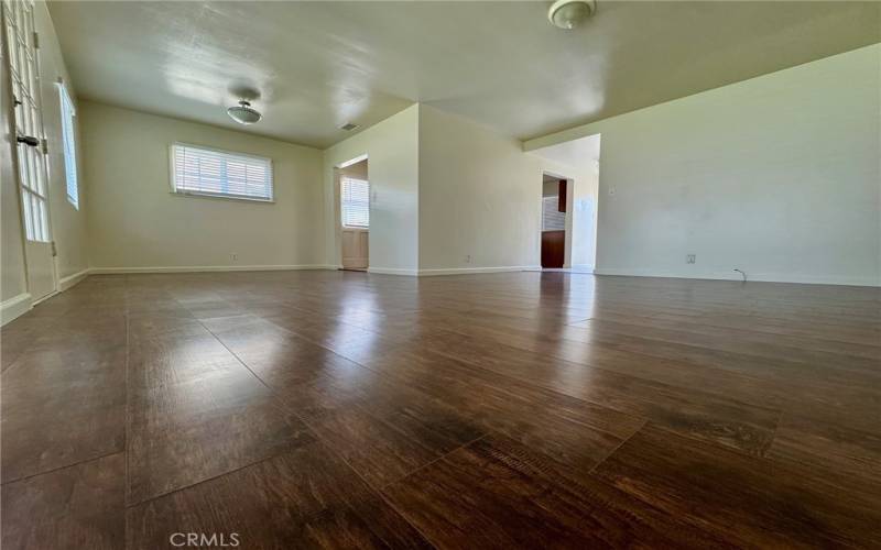 Living Room and Dining Area