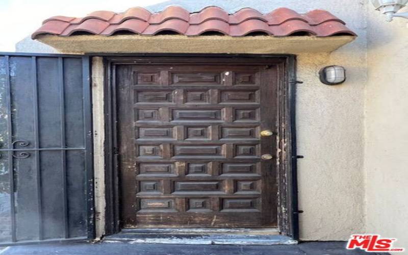 Floral front door