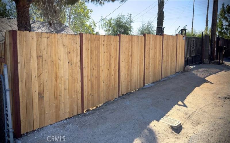 New Wood Fence