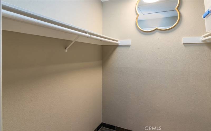 Primary walk-in Closet