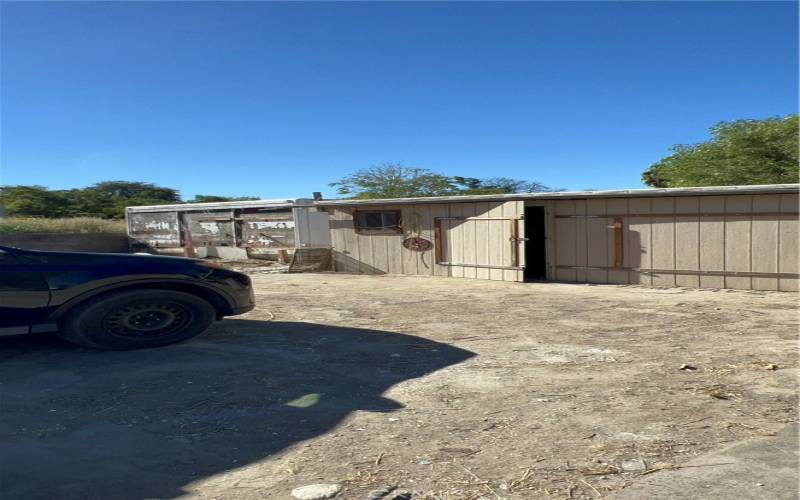 Larger Shed & Storage Container in Rear Yard